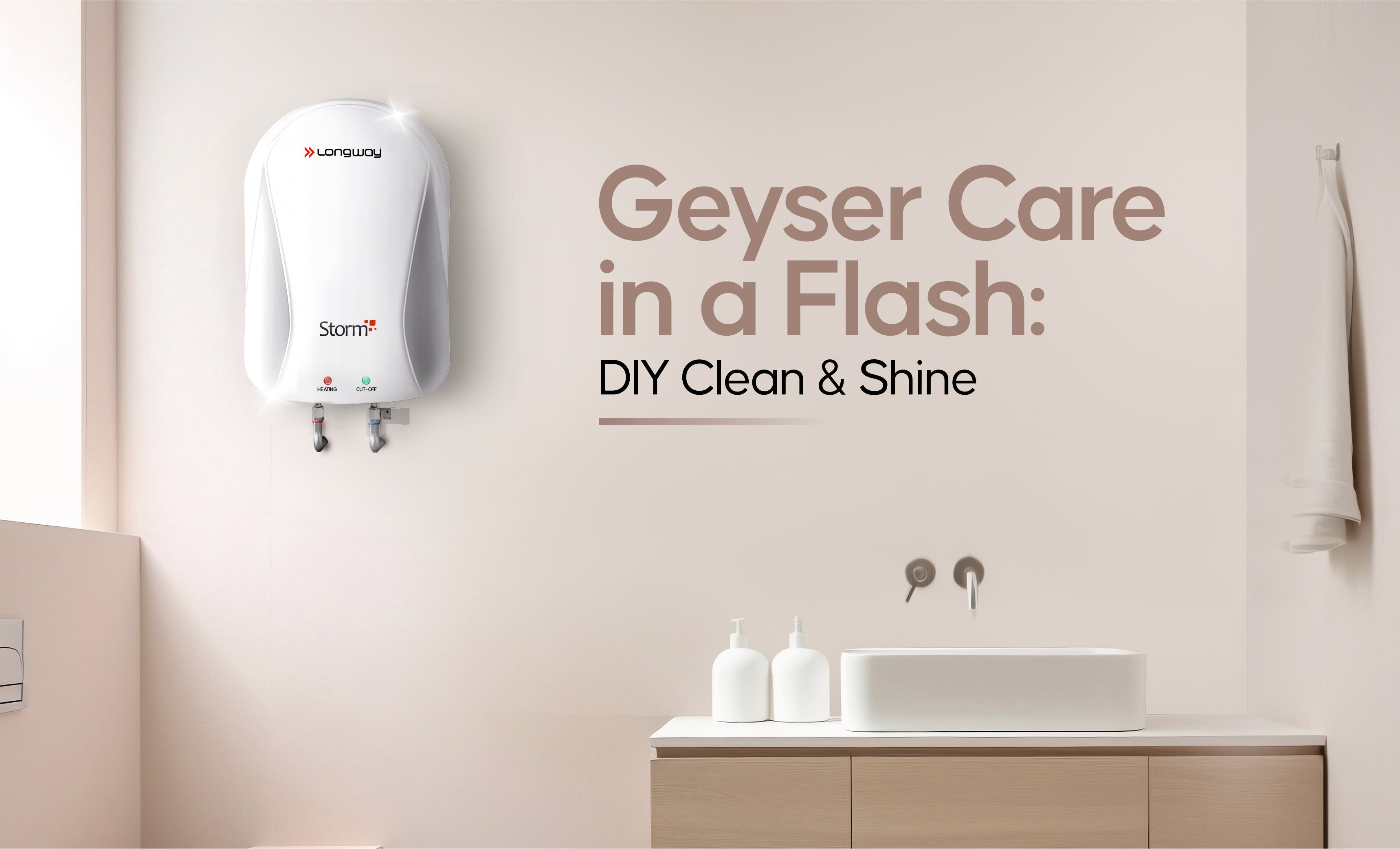 Geyser Care in a Flash DIY Clean & Shine