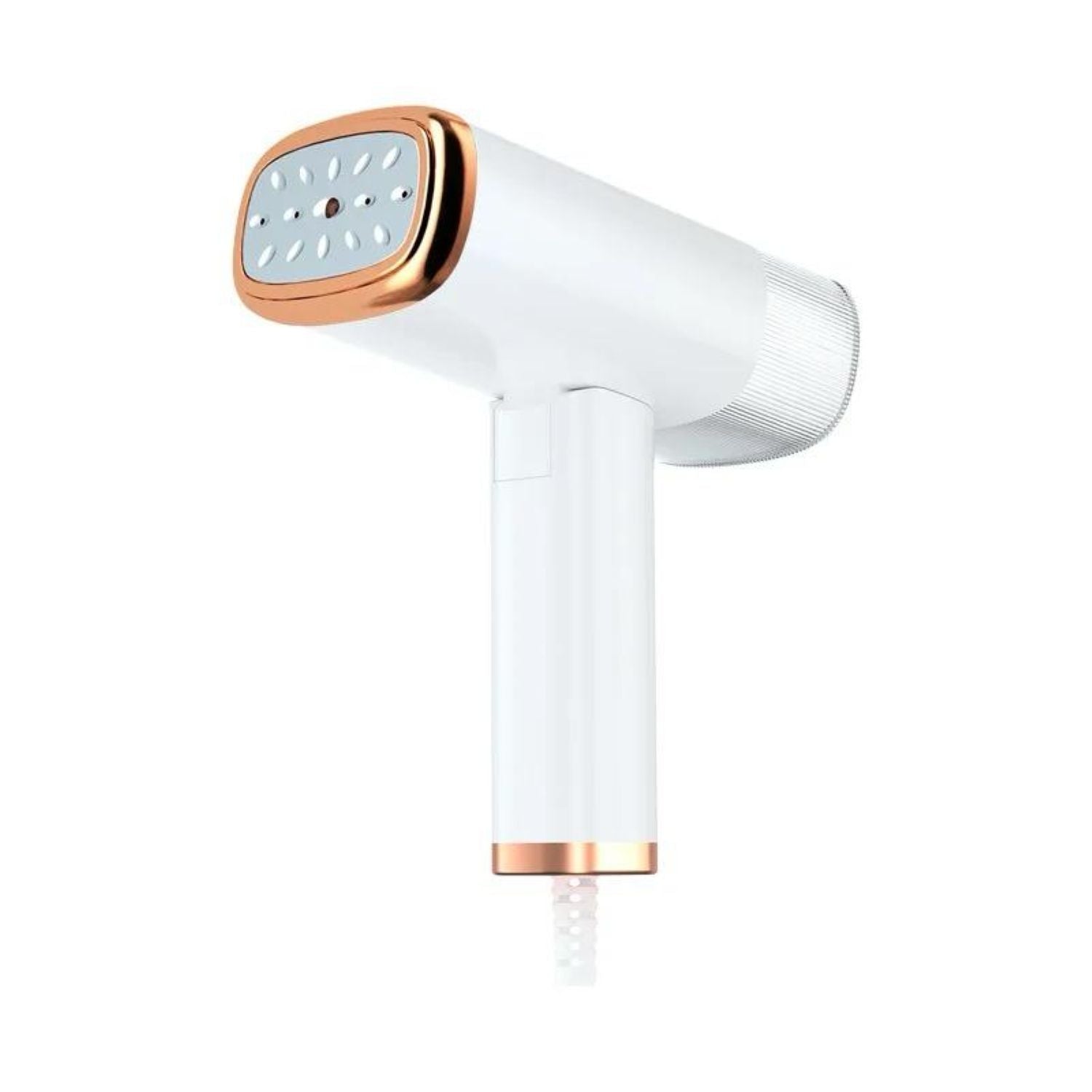 Longway Turbo 1000W Garment Steamer for Clothes | Foldable, Leak Proof, 248°F Steam with Fabric Brush & 120ml Water Tank | Powerful Steamer for Clothes (White)