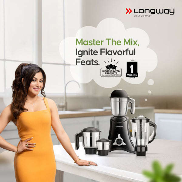 Buy Online Mixer Juicer Grinder Dry Iron Combo – Longway India