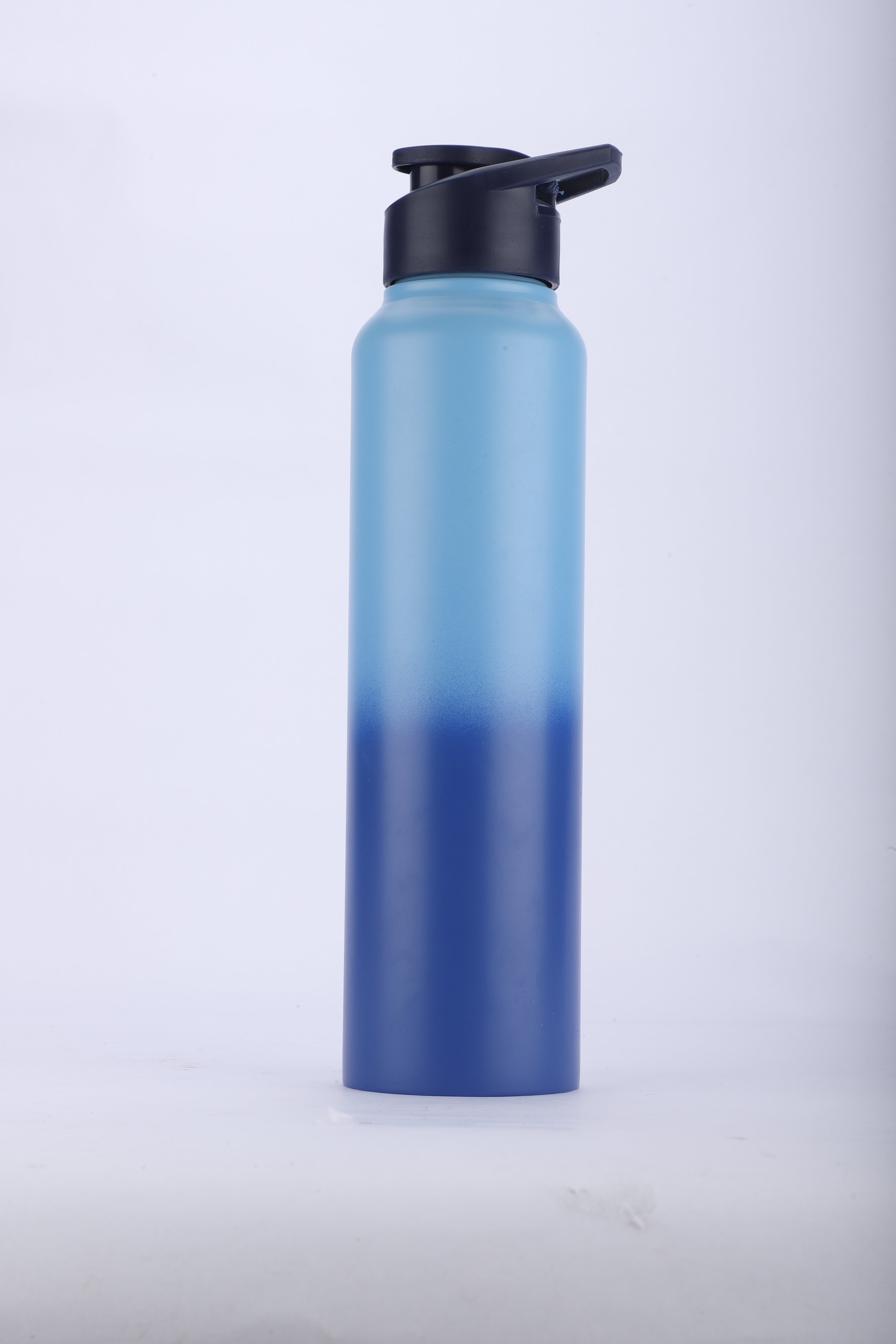 Longway Rush 1 Ltr Stainless Steel Water Bottle | Leak-Proof & Rust-Free Design | Perfect for School, Office, Home, Gym, Travel & Ideal for Men, Women & Kids (1000 ml, Black)