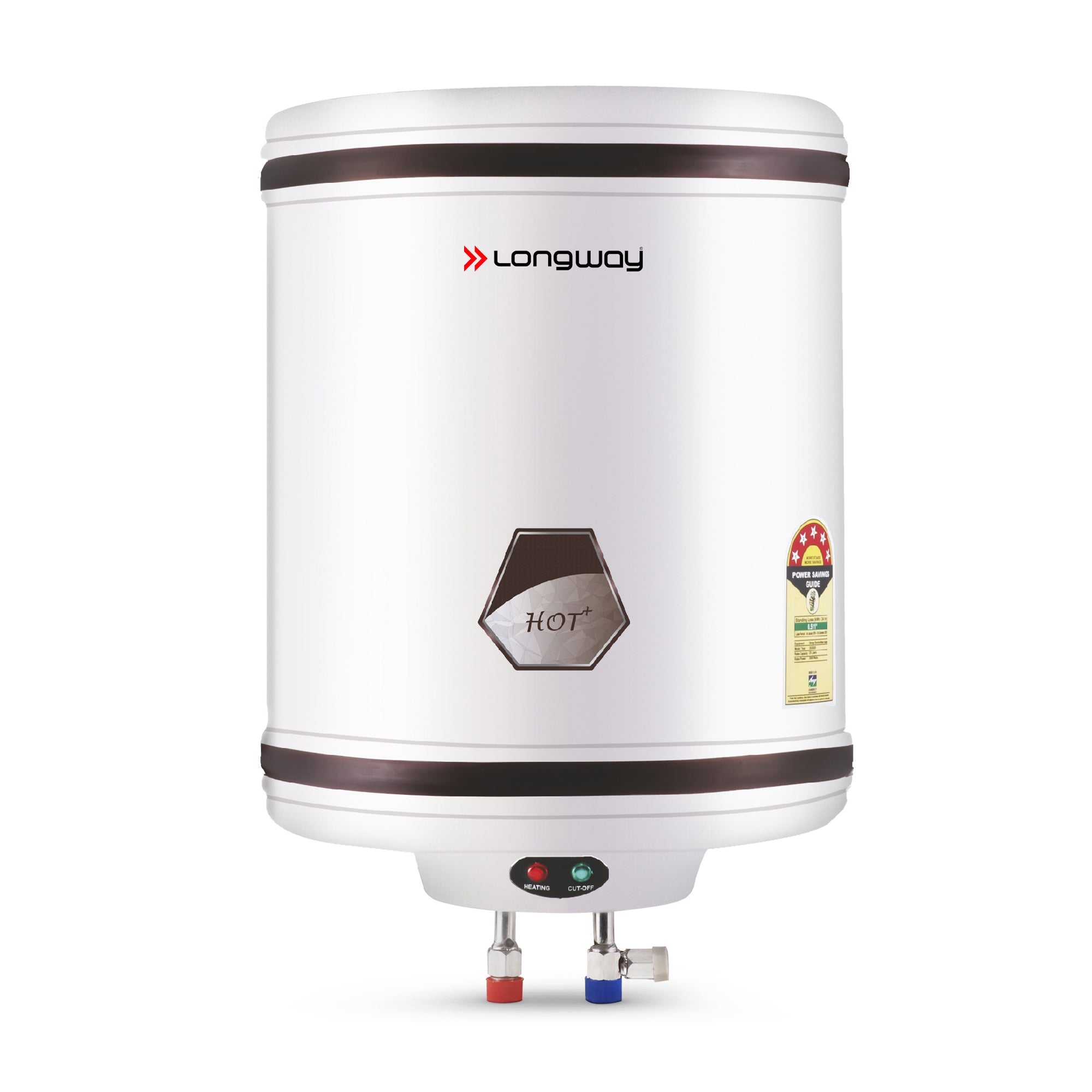 Longway Hotplus 10 Ltr 5 Star Rated Automatic Instant Water Heater for Home, Water Geyser, Water Heater, Electric Geyser with Multiple Safety System & Anti-Rust Coating | 1-Year Warranty | (Ivory, 10 Ltr)