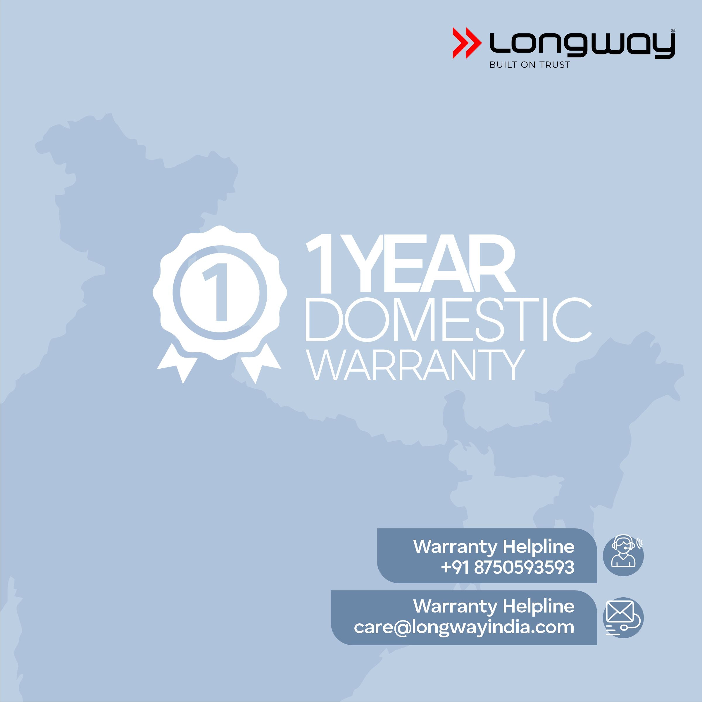 Longway Steamy Light Weight Non Stick Steam Iron, Powerful Steam Output Up to 18 G/Min (1400 Watt, Blue)