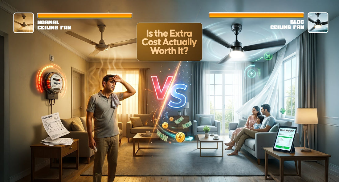 BLDC Fan vs Normal Ceiling Fan: Is the Extra Cost Actually Worth It?