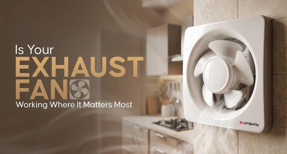 Exhaust Fan in the Kitchen vs Bathroom: What Most Households Get Completely Wrong