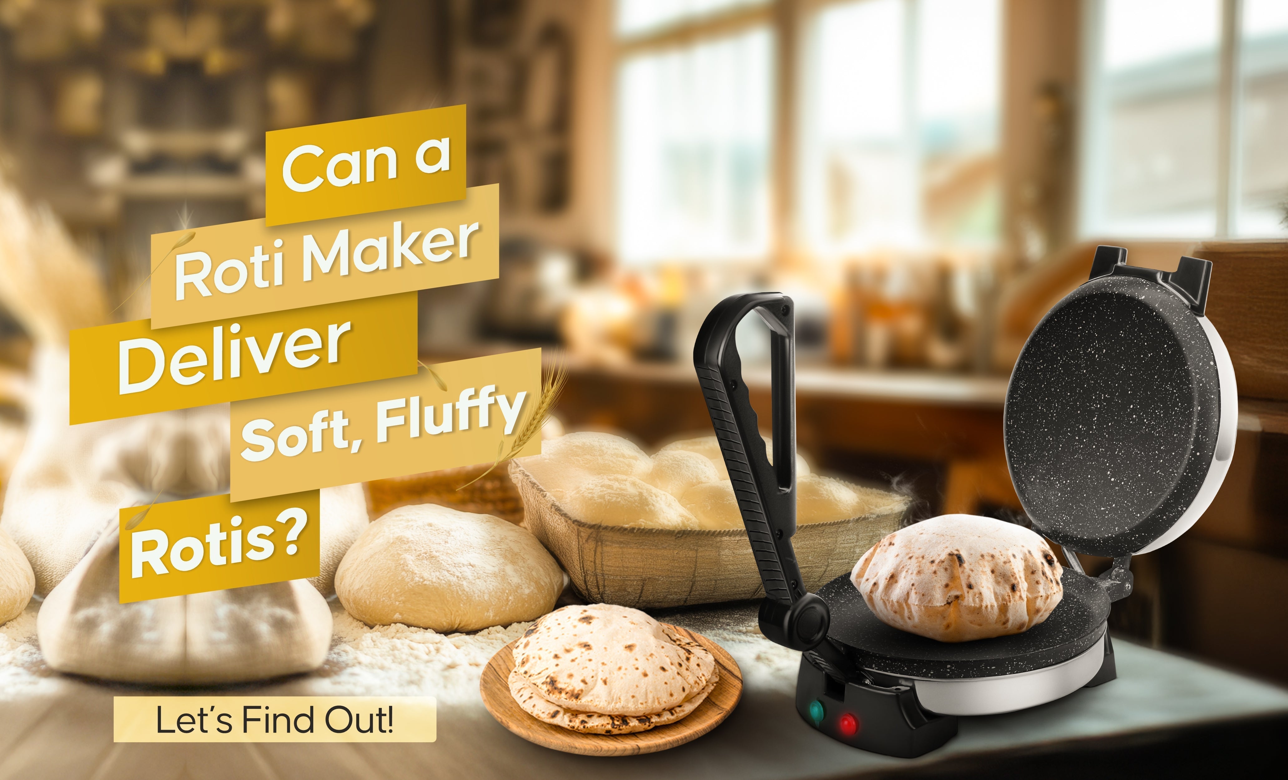 Fanemade Roti Maker Can a Roti Maker Deliver Soft, Fluffy Rotis? Let’s Find Out! – Longway ...