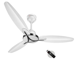Longway Zephyr 1200 mm BLDC Ceiling Fan with Remote Control | BEE 5 Star Rated Energy Efficient | Ultra High Speed 3 Blade Anti-Dust Decorative Ceiling Fan | 3 Years Warranty