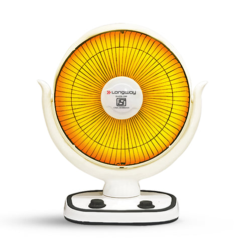 Longway Sunny Sun Room Heater 1000W Carbon Room Heater With ISI Approved (White)