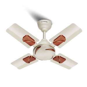 Longway Creta P1 600 mm/24 inch Ultra High Speed 4 Blade Anti-Dust Decorative Star Rated Ceiling Fan