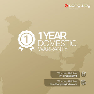 Longway Ignis 2 Rod 800 Watt Halogen Room Heater with ISI Approved | 1 Year Warranty (White)