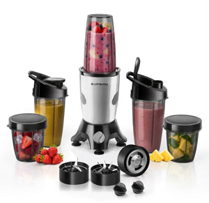 Longway Blixa Nutri Blender 600 W Bullet Mixer Grinder & Smoothie Maker with Stainless Steel Blades & ABS Plastic Body | 22000 RPM | 3 Years Warranty