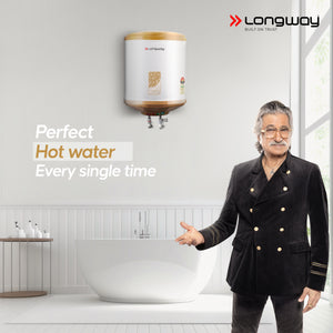 Longway Superb 15 Ltr 5 Star Rated Automatic Storage Water for Home, Water Geyser, Water Heater, Electric Geyser with Multiple Safety System & Anti-Rust Coating | 5-Years Warranty on Tank |15 Ltr