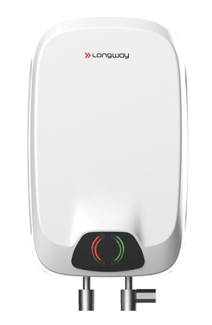 Longway Zyro 5.5 Ltr 5 Star Rated Instant Water Heater for Home with Advanced Multi-Layered Safety System & Anti-Rust Coating |Suitable for Kitchen & Bathroom | 5 Year Warranty on Tank (White, 5.5 Ltr)
