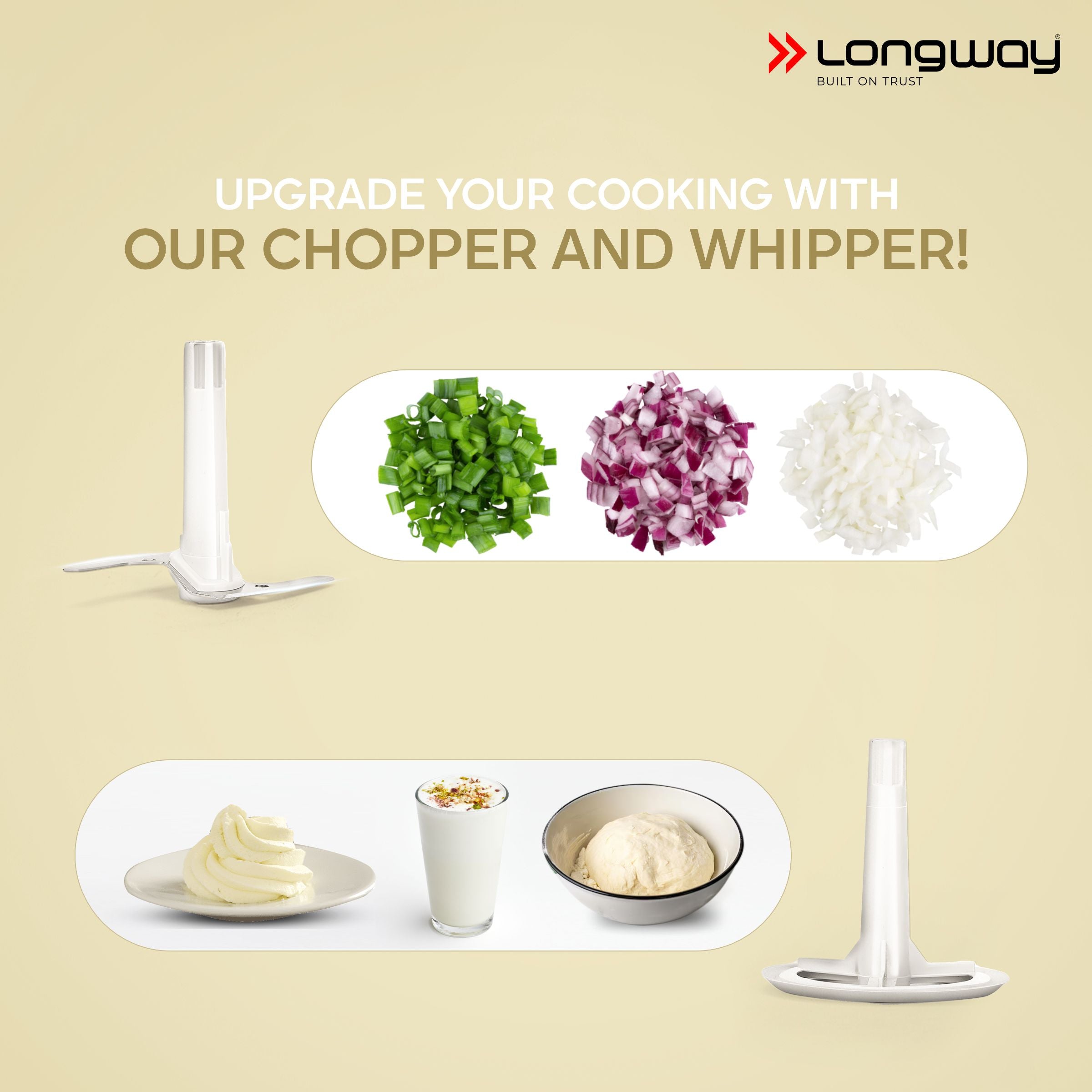 Longway Choppy 400 Watts Electric Vegetable Chopper with Stainless Steel Blades | Chopper, Cutter, Mince, Dice, Whisk Blend | 1 Year Warranty (800 ml, Purple)