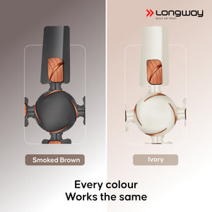 Longway Creta P1 600 mm/24 inch Ultra High Speed 4 Blade Anti-Dust Decorative Star Rated Ceiling Fan