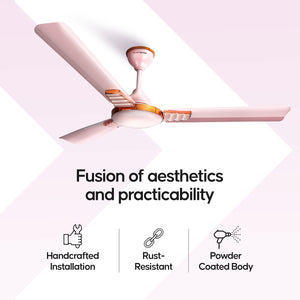 Longway Wave P1 1200 mm/48 inch Ultra High Speed 3 Blade Anti-Dust Decorative Ceiling Fan (Pack of 1)