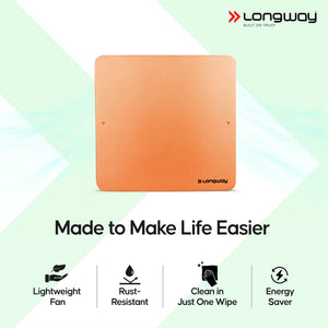 Longway FreshX 6 Inch 150 mm Energy Efficient Exhaust Fan | High Speed Powerful Motor | Noiseless Operation & Easy to Clean | Rust Proof |Suitable for Bathroom, Kitchen, Office | 2 Years Warranty