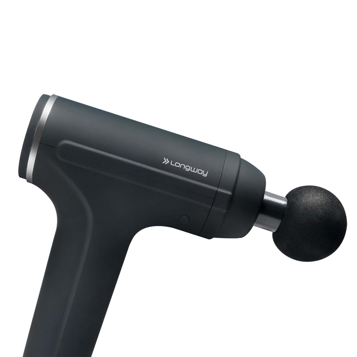 Longway Revive Portable Percussion Gun Massager with 4 Massage Heads & 6 Adjustable Speeds for Full Body Pain Relief, Lightweight & Compact Muscle Relaxer for Neck, Shoulder, Back & Legs | 1 Year Warranty