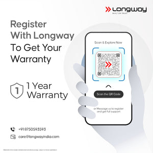 Longway Thermora 2000/1000 W Fan Room Heater with ISI Approved | 1 Year Warranty (White)