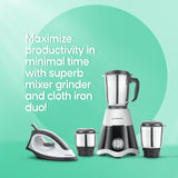 Electric Iron and Mixer duo Benefits