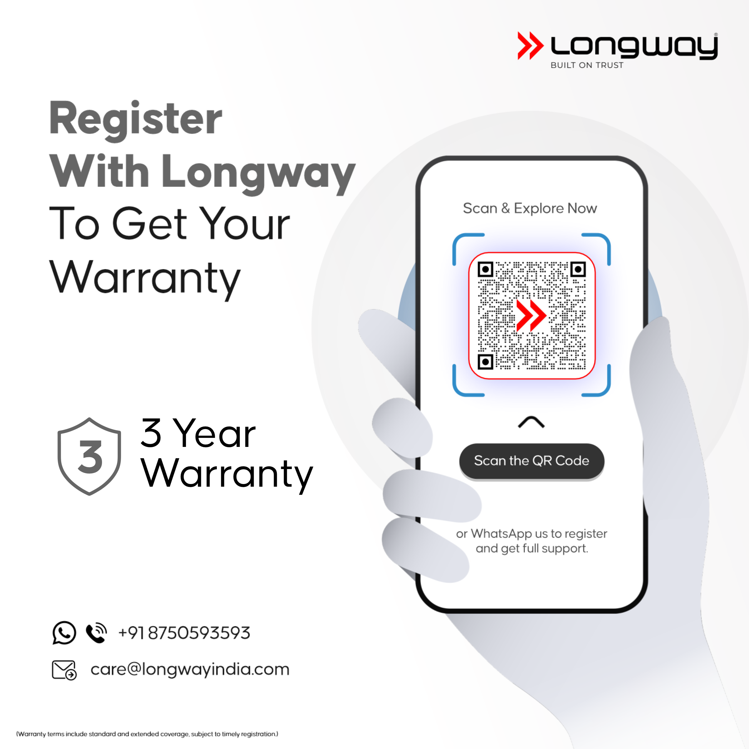 Longway Weight Machine for Home | Digital Bathroom Scale for Human Body Weight Measurement | Extra Thick Tempered Glass with LCD Display (36 Months Warranty | Max Weight 180Kgs | Sapphire)