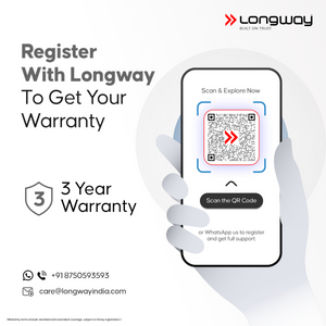 Longway Weight Machine for Home | Digital Bathroom Scale for Human Body Weight Measurement | Extra Thick Tempered Glass with LCD Display (36 Months Warranty | Max Weight 180Kgs | Sapphire)