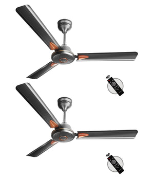 Longway Aero 1200 mm BLDC Ceiling Fan with Remote Control | BEE 5 Star Rated Energy Efficient | Ultra High Speed 3 Blade Anti-Dust Decorative Ceiling Fan