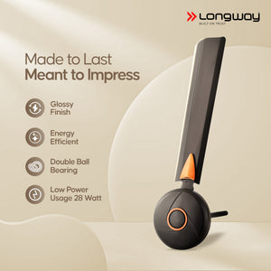 Longway Aero 1200 mm BLDC Ceiling Fan with Remote Control | BEE 5 Star Rated Energy Efficient | Ultra High Speed 3 Blade Anti-Dust Decorative Ceiling Fan