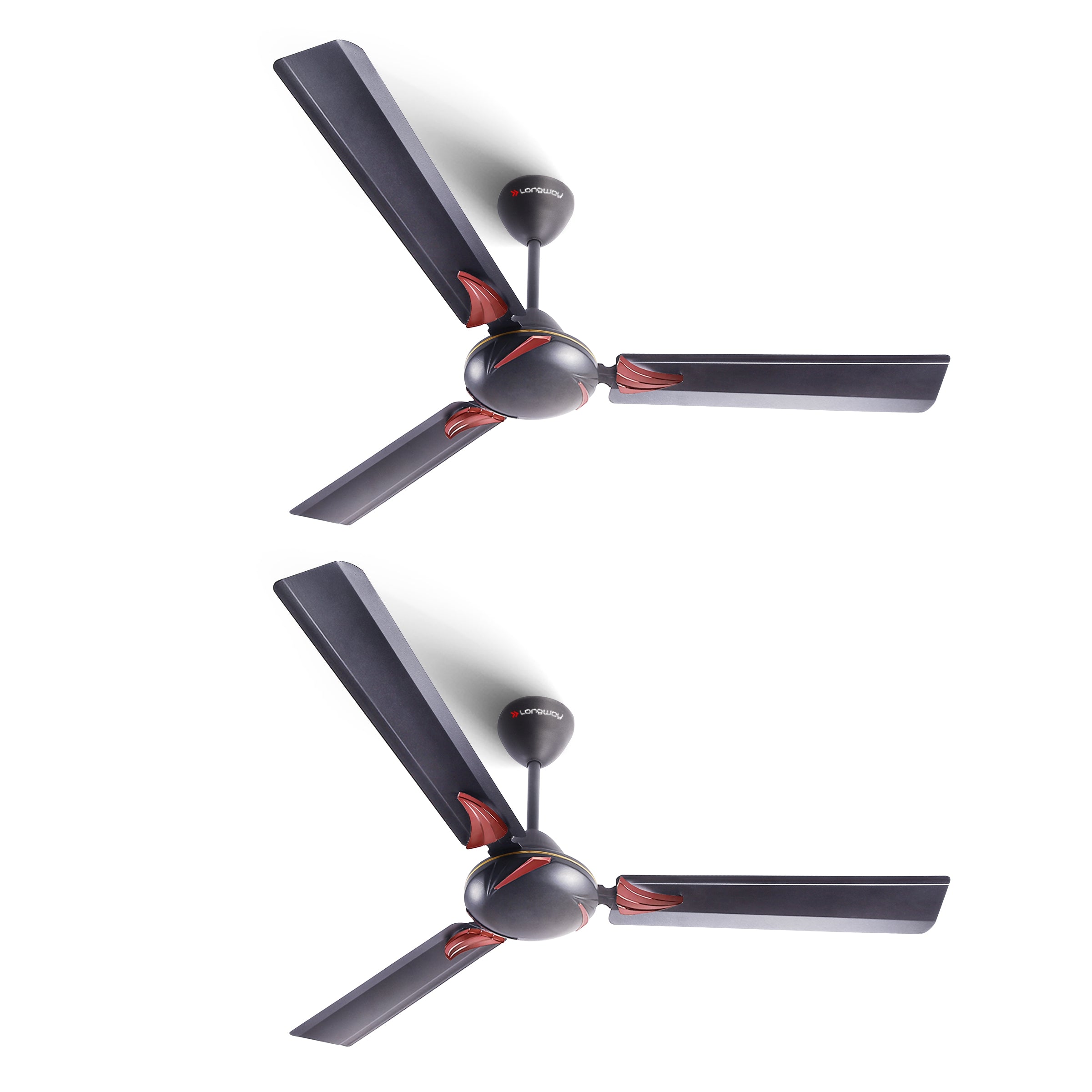Longway Creta P2 1200 mm/48 inch Ultra High Speed 3 Blade Anti-Dust Decorative Star Rated Ceiling Fan