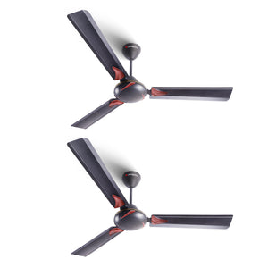 Longway Creta P2 1200 mm/48 inch Ultra High Speed 3 Blade Anti-Dust Decorative Star Rated Ceiling Fan