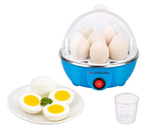 Longway Eggo 350 Watt Egg Boiler/Cooker for Steaming, Cooking & Boiling, 7 Eggs)