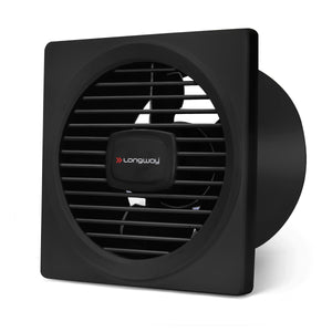 Longway Gusto 6 Inch 150 mm Energy Efficient Exhaust Fan | High Speed Powerful Motor | Noiseless Operation & Easy to Clean | Suitable for Bathroom, Kitchen, Office | 2 Years Warranty