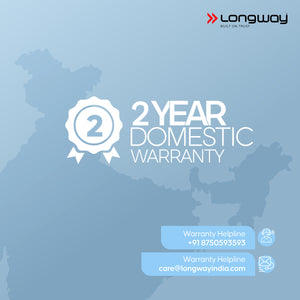 Longway Plancha Heavy Weight Non-Stick Teflon Coated Dry Iron, Electric Iron for Clothes | 2 Year Warranty | (1000 Watt, Black)