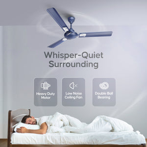 Longway Creta P1 1200 mm/48 inch Ultra High Speed 3 Blade Anti-Dust Decorative Star Rated Ceiling Fan