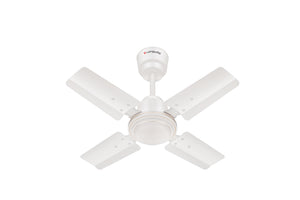 Longway Crystal P1 600 mm/24 inch Ultra High Speed 4 Blade Anti-Dust Decorative Star Rated Ceiling Fan | 2 Years Warranty (Brown, Pack of 1)