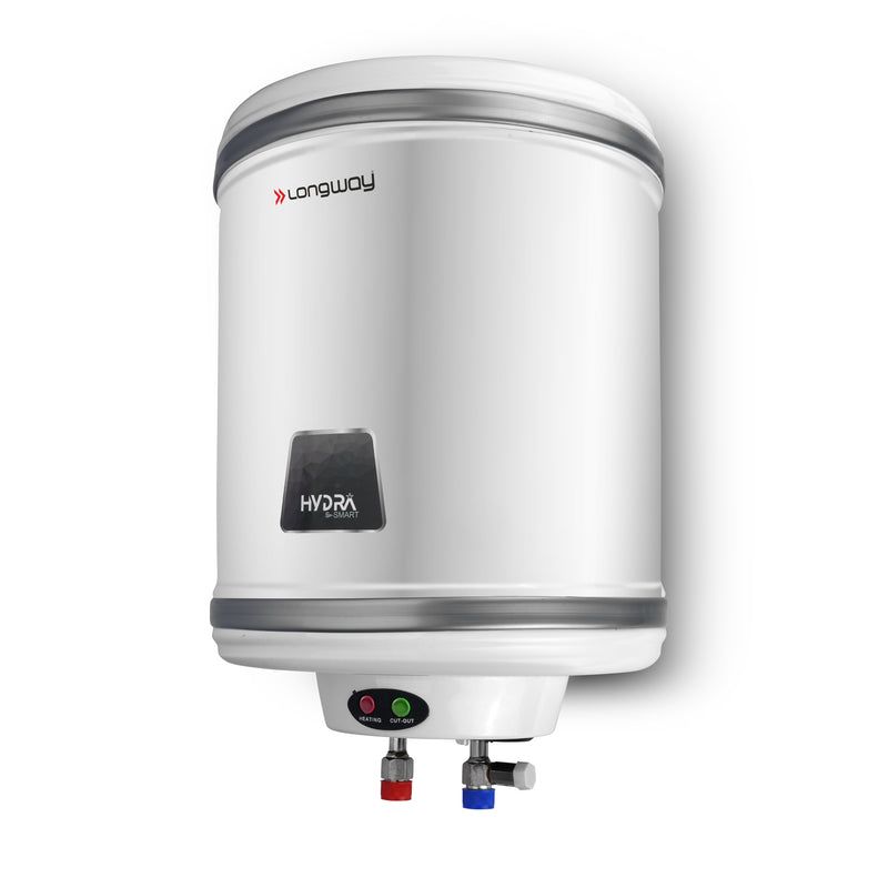 Longway Hydra 10 Ltr 5 Star Rated Automatic Instant Water Heater for Home, Water Geyser, Electric Geyser with Multiple Safety System & Anti-Rust Coating | 1 Year Warranty (Silver)
