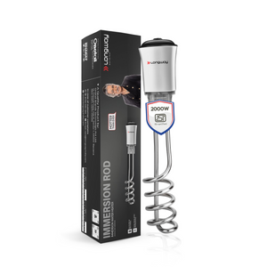 Longway LWIR01 1500/2000 Watt Immersion Rod, Water Heater with Waterproof & Shockproof Protection ISI Certified | 2 Years Warranty (White)
