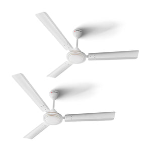 Longway Nexa P2 1200 mm/48 inch Ultra High Speed 3 Blade Anti-Dust Decorative Star Rated Ceiling Fan (Pack of 2)