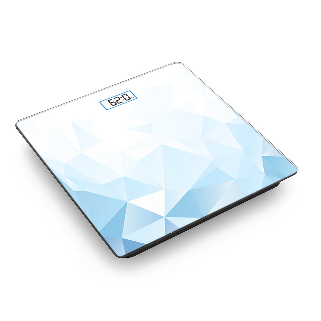 Longway Weight Machine for Home | Digital Bathroom Scale for Human Body Weight Measurement | Extra Thick Tempered Glass with LCD Display (36 Months Warranty | Max Weight 180Kgs | Sapphire)