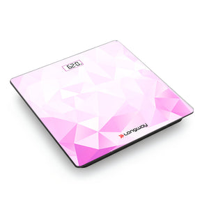 Longway Weight Machine for Home | Digital Bathroom Scale for Human Body Weight Measurement | Extra Thick Tempered Glass with LCD Display (36 Months Warranty | Max Weight 180Kgs | Sapphire)