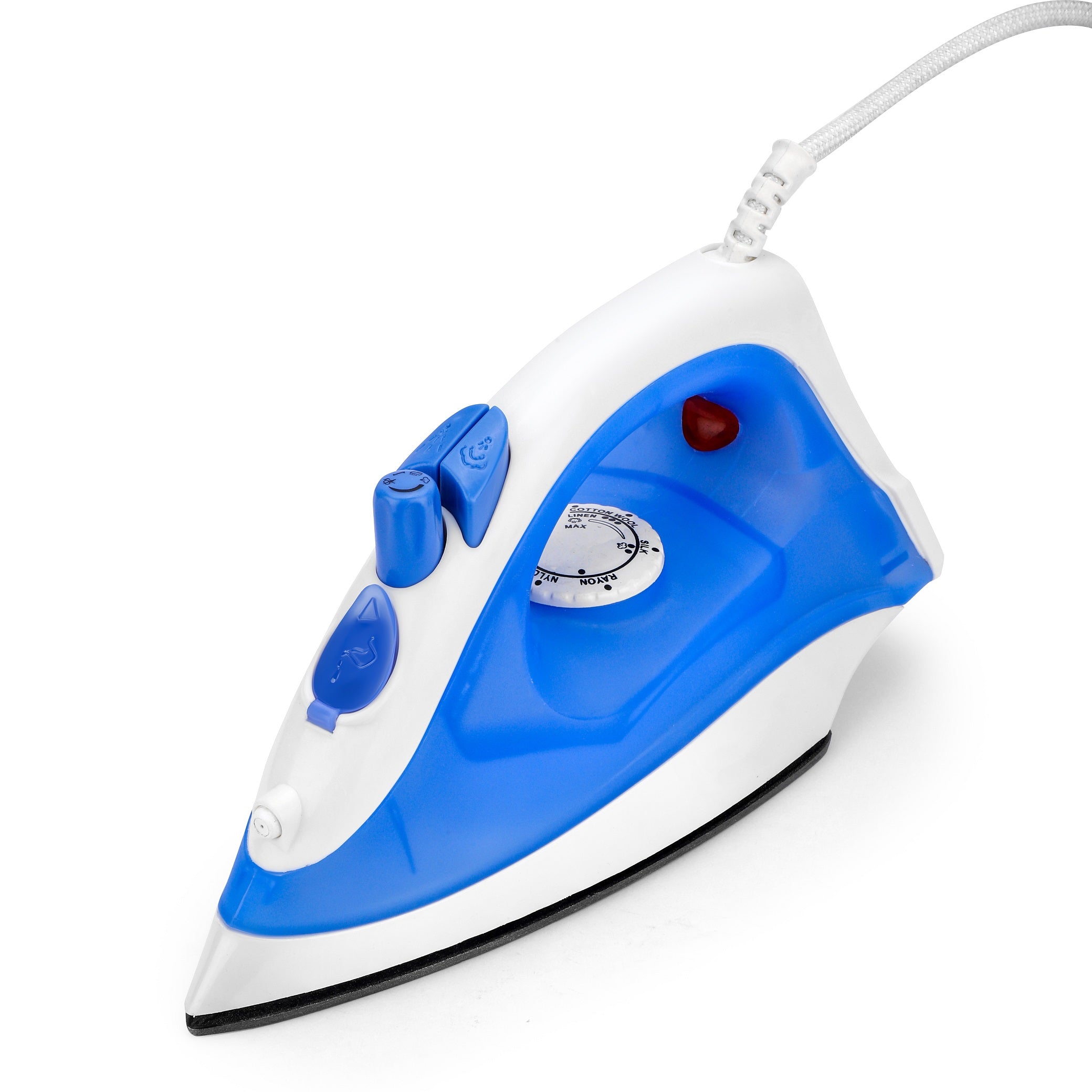 Longway Steamy Light Weight Non Stick Steam Iron, Powerful Steam Output Up to 18 G/Min (1400 Watt, Blue)