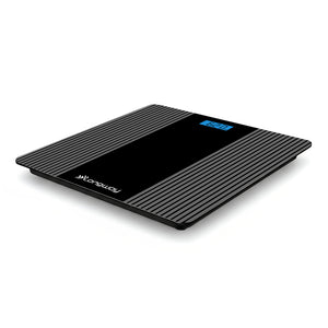 Longway Weight Machine for Home | Digital Bathroom Scale for Human Body Weight Measurement | Extra Thick Tempered Glass with LCD Display (36 Months Warranty| Black | Max Weight 180Kgs | Strive)