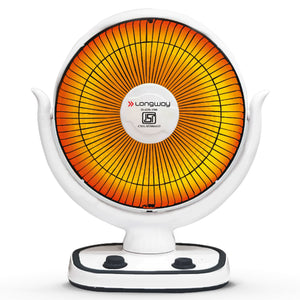 Longway Sunny Sun Room Heater 1000W Carbon Room Heater With ISI Approved (White)