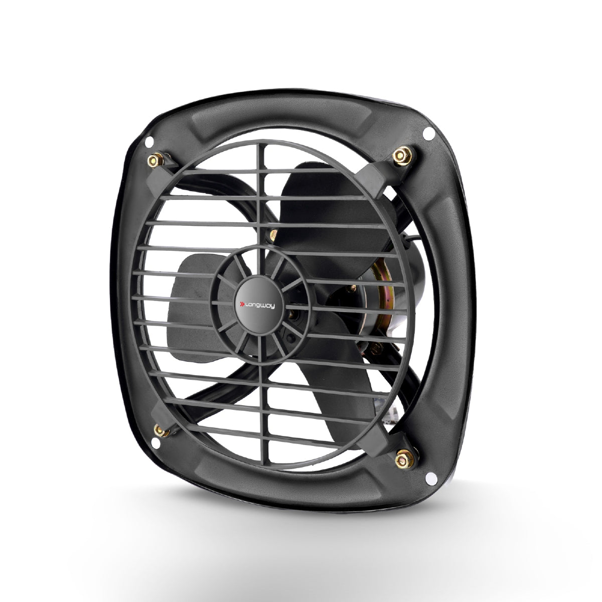 Longway Ventilo Energy Efficient Exhaust Fan | High Speed Powerful Motor | Low Noise Operation & Easy to Clean | Suitable for Bathroom, Kitchen, Office | 2 Years Warranty (Marble Black)
