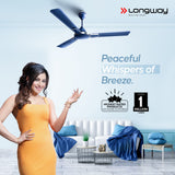 Longway Wave P2 1200 mm/48 inch Ceiling Fans (Pack of 2)