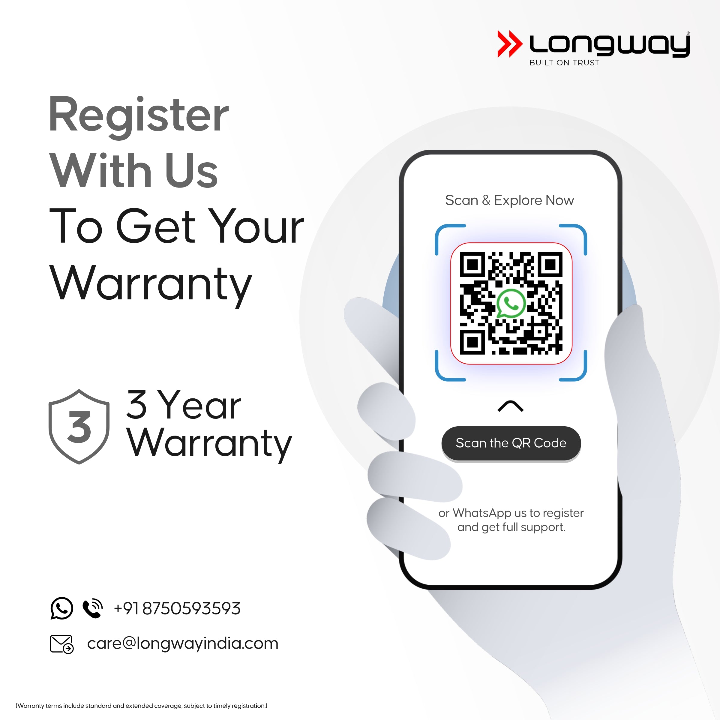 Longway Weight Machine for Home | Digital Bathroom Scale for Human Body Weight Measurement | Extra Thick Tempered Glass with LCD Display (36 Months Warranty | Black | Max Weight 180Kgs | Aura)