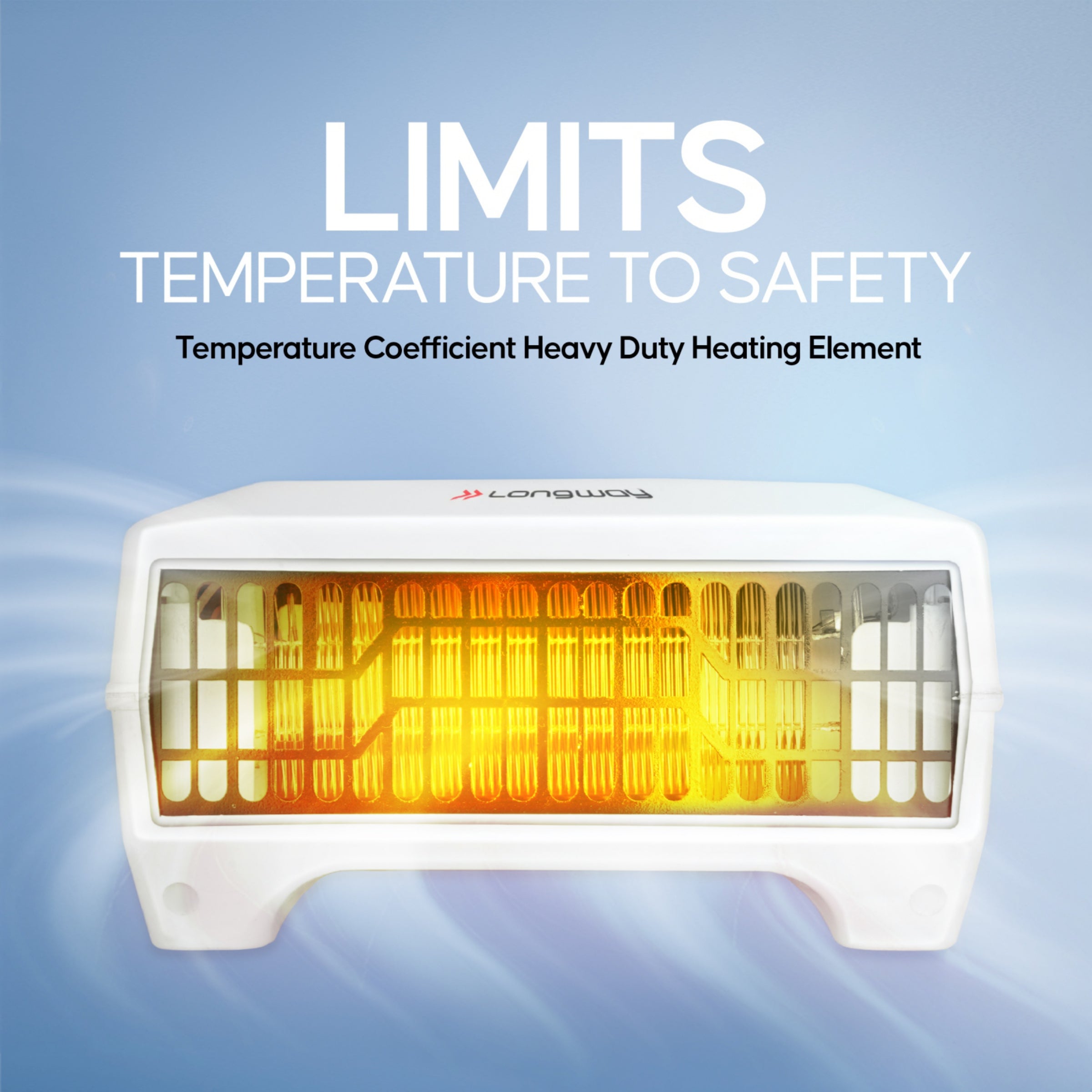 Longway Magma 2000/1000 W Fan Room Heater With ISI Approved ( White)